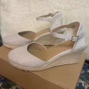 NEW J Crew Wedge Espadrille Sandals sz 9